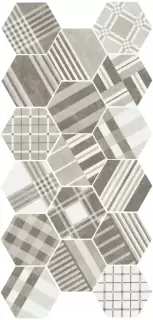 EQUIPE HEXATILE CEMENT GEO GREY 17.5х20 EQ-10D