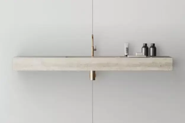 MIRAGE JOY Столешница коробчатой формы с 1 встроенным умывальником, EY07