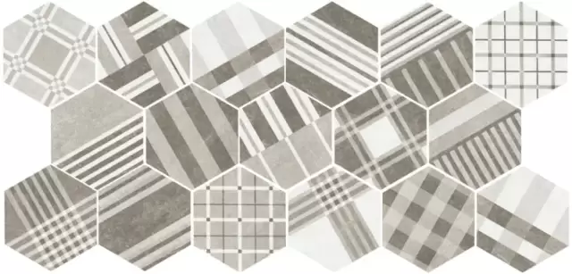 EQUIPE HEXATILE CEMENT GEO GREY 17.5х20 EQ-10D