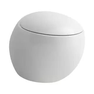 Laufen Alessi One Унитаз подвесной 58х39см, безободковый, покрытие LLC, цвет: белый