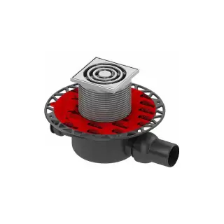 TECE Трап горизонтальный с универсальным фланцем Seal System