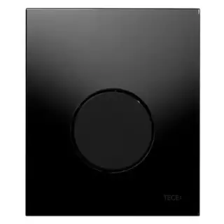 TECEloop Панель смыва для писсуара из черного стекла, цвет: черный