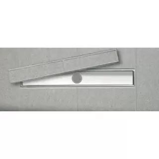 TECE Лоток "plate", 700 мм, основа для плитки, нержавеющая сталь