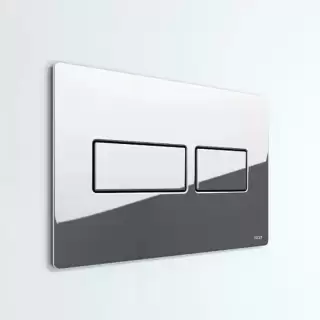 TECEsolid Панель смыва с двойной системой смыва для унитаза, цвет: хром глянцевый