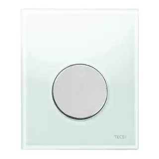 TECE TECEloop Urinal Панель смыва для писсуара, цвет: зеленое стекло/хром глянцевый