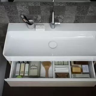 Laufen VAL Раковина 95х42х11.5 см, 1 отв., покрытие LLC, цвет: белый