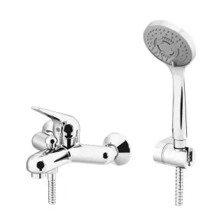 Gattoni H2Omix6000 Смеситель для ванны с душевым комплектом, цвет: хром