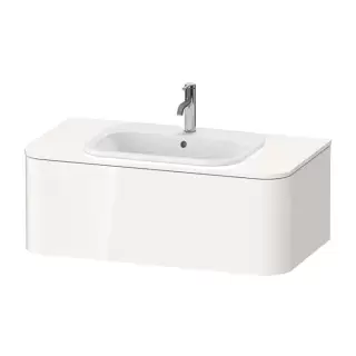 Duravit Happy D.2 Plus Тумба подвесная 100x55x35.4см, с раковиной и 1 ящиком, цвет: белый глянцевый