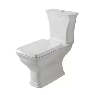 Artceram Civitas Унитаз моноблок 36x54 см, слив универсальный, цвет: белый, фурнитура хром