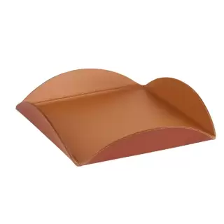 Colombo Adj Подставка для сервировки настольная, 30x30 см, цвет: коньяк/бордо