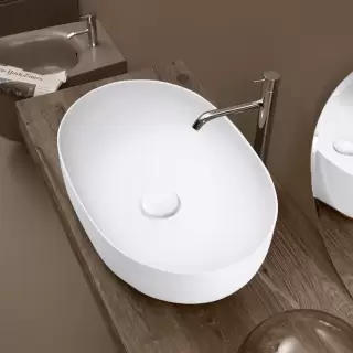 Kerasan Nolita Раковина 60х40 см, без отв., цвет: белый матовый