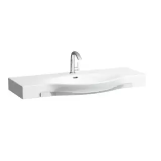 Laufen Palace Раковина консоль подвесная/накладная 120х51см, с 1 отв., c полотенцедержателем, цвет: белый