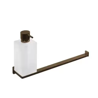 Colombo Look Дозатор для жидкого мыла с полотенцедержателем, подвесной, цвет: PVD Vintage Matt
