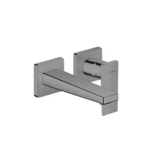 Hansgrohe Metropol Встраиваемый смеситель для раковины, излив 225мм, внешняя часть, цвет: шлифованный черный хром