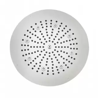 BOSSINI DREAM-OKI Верхний душ &Oslash; 470 мм, с 8 LED  RGB, блок питания/управления, Cromoterapia, гибкая подводка,, цвет: хром