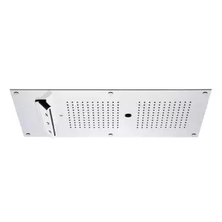 Carimali MyDream Верхний душ 600х300 мм, потолочный, 242 форсунки, 3 потока воды: дождь, одинарный каскад, распылитель, цвет: хром