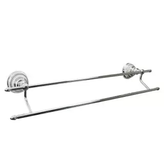 Nicolazzi Impero Полотенцедержатель двойной, подвесной, цвет: хром