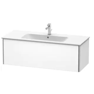 Duravit XSquare Тумба подвесная, 121х47.8х40см, с раковиной, с 1 выдв ящик, цвет: белый матовый