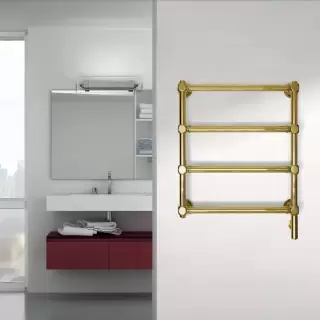 Irsap Minuete Полотенцесушитель электрический 54х59.6х6см, цвет: золото