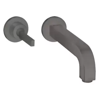 Axor Citterio Смеситель для раковины 220, встраиваемый, излив: 22см., цвет: шлифованный черный хром