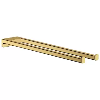 Hansgrohe AddStoris Полотенцедержатель 44.5см., двухрожковый, цвет: полированное золото