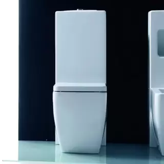 Kerasan Ego унитаз приставной 53х36см, белый с напольным бачком