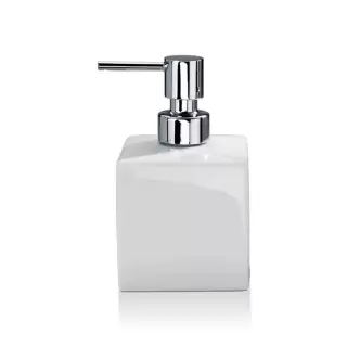Decor Walther DW 525 Дозатор для мыла, настольный, фарфор, цвет: белый / хром