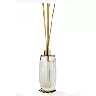 3SC Montblanc Ароматический диффузор, настольный, цвет: прозрачный хрусталь/золото 24к. Lucido