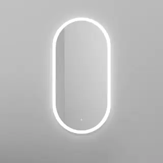 Salini Armonia Зеркало для ванны 45х90х2.5см., фоновая и фронтальная подсветка 3в1, сенсорный выключатель, крепления, без подогрева