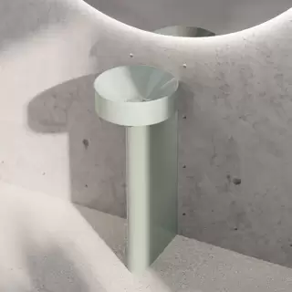 BETTE Suno Pedestal Раковина напольная 34x84cм, без отв., цвет: Salvia