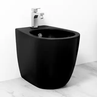 SIMAS Vignoni биде напольное 56x36,5см, с 1 отв. под смеситель, цвет: черный матовый