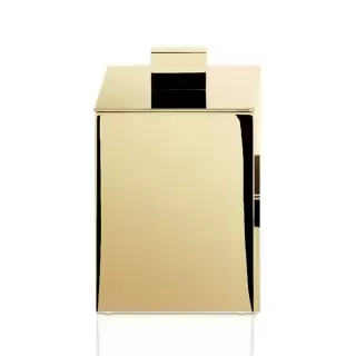 Decor Walther DW 3650 Бокс универсальный 8.5x8.5x11см, с крышкой, настольный, цвет: золото