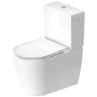 Duravit Soleil by Starck Унитаз-моноблок 37х66см., безободковый, слив универсальный, Wei&szlig; Hochglanz, HyG, цвет: белый