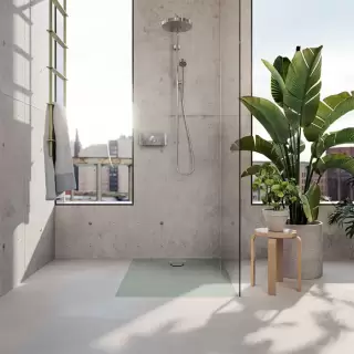 BetteUltra Space Поддон ультратонкий 100x80см, цвет: Salvia