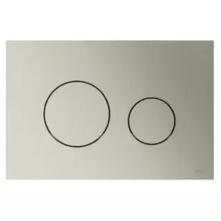 TECEloop Клавиша смыва унитаза для системы двойного смыва, цвет: никель металлик