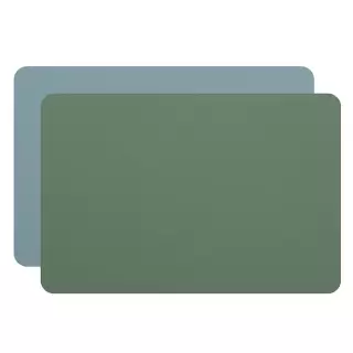 ADJ Прямоугольный плейсмат, 45x30 см., цвет: небесный/эвкалипт