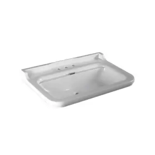 Kerasan Waldorf Раковина 80х55 см, 3 отв., керамическая, цвет: белый/хром