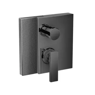 Axor Edge Смеситель для ванны, встраиваемый, алмазная огранка, внешняя часть, цвет: черный