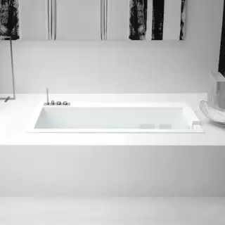 Antonio Lupi Biblio Ванна встраиваемая 180х90х53.5см, цвет: белый