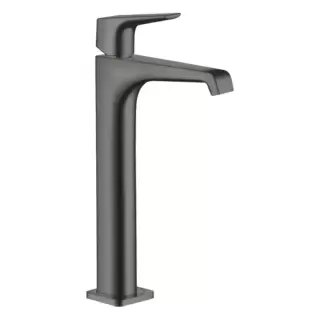 Axor Citterio E Смеситель для раковины 250, на 1 отв., высокий, с донным клапаном, цвет: шлифованный черный хром