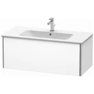 Duravit XSquare Тумба подвесная, 101х47.8х40см, с раковиной, с 1 выдв ящик, цвет: белый матовый