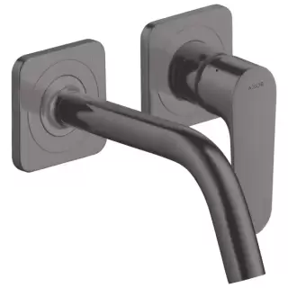 Axor Citterio M Смеситель для раковины, настенный, без донного клапана, цвет: шлифованный черный хром