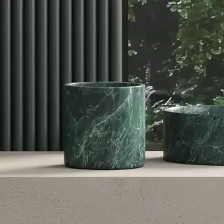 Dea Design Marble Стакан настольный, из мрамора, цвет: SG Stone Green