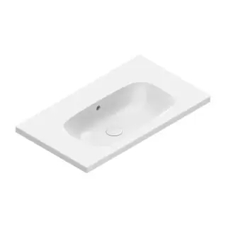 Catalano Alvea Раковина 80х46см., подвесная или на мебель, без отв., цвет: белый глянцевый