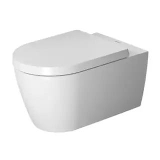Duravit Me by Starck Унитаз 57х37см., подвесной, Rimless, Durafix, WonderGliss, цвет: белый