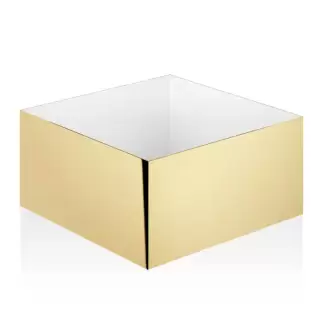 Decor Walther DW 367 Бокс универсальный 17x17x9см, настольный, цвет: золото