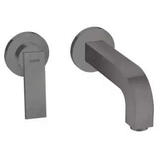 Axor Citterio Смеситель для раковины 220, встраиваемый, излив: 22см., цвет: шлифованный черный хром