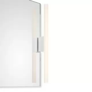 Decor Walther Omega 1 Светильник на зеркало 5x4.5x9(30-60)см, 1x S14D 30-60cm 1 Socket, цвет: белый матовый