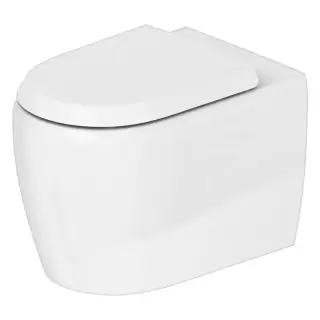 Duravit Qatego Унитаз 39х60см., напольный, безободковый, HygieneGlaze , цвет: белый