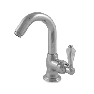 Nicolazzi Cristallo Liberty Смеситель для раковины однорычажный, с донным клапаном, цвет: хром